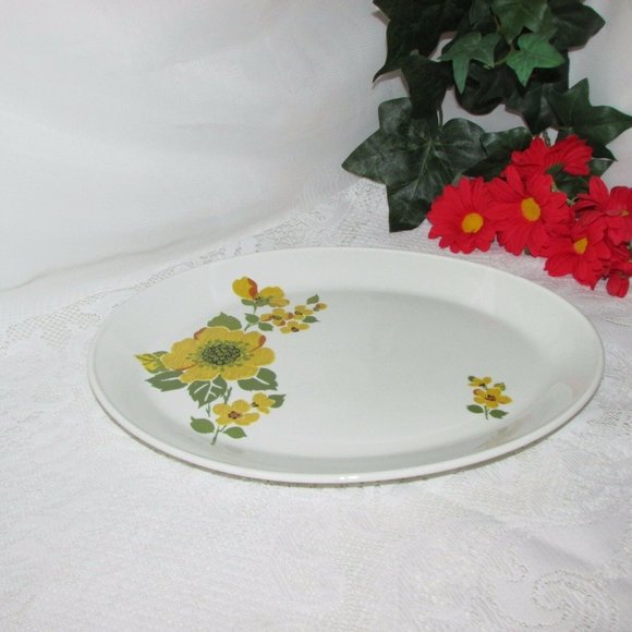 Johnson Brothers ASHBOURNE Vintage 12" Oval Serving Platter 1B2 Cottagecore - Picture 3 of 6